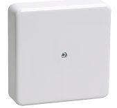 Коробка распределительная IEK КМ41212-01 ОП с контактной группой, белая, 20х75х75 мм