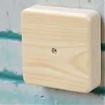 Коробка распределительная IEK КМ41212-04 ОП с контактной группой, сосна, 20х75х75 мм