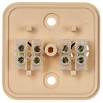 Коробка распределительная IEK КМ41206-04 ОП с контактной группой, сосна, 50х50х20 мм