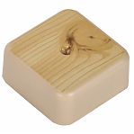 Коробка распределительная IEK КМ41206-04 ОП с контактной группой, сосна, 50х50х20 мм