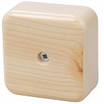 Коробка распределительная IEK КМ41206-04 ОП с контактной группой, сосна, 50х50х20 мм