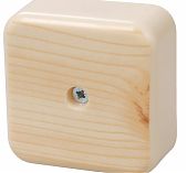 Коробка распределительная IEK КМ41206-04 ОП с контактной группой, сосна, 50х50х20 мм