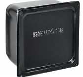 Коробка распределительная IEK У-994 металлическая протяжная 110х110х80 мм, черная