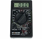 Мультиметр цифровой Stekker MTM DT830B 49992, защита от перегрузок, черный