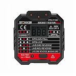 Тестер розеток и УЗО Stekker MTM HT106D, 230 В, пластик, черный