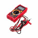 Мультиметр цифровой КВТ KT 108, 86324, серия PROLINE, 20-600 В, 10 А, полимерный кожух, подставка