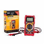 Мультиметр цифровой КВТ KT 108, 86324, серия PROLINE, 20-600 В, 10 А, полимерный кожух, подставка