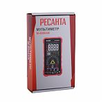 Мультиметр Ресанта М-6000АВ, 61/10/549, USB-кабель, подсветка дисплея, красный