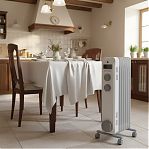 Радиатор масляный Willmark WOR-2409 2000В, белый, 1.5 кВт, 7 секций