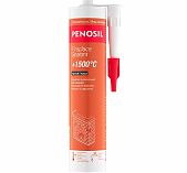 Герметик  силикатный Penosil Premium +1500 Sealant для печей, жаростойкий, черный, 280 мл