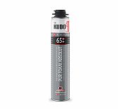 Пена монтажная Kudo Proff 65+, профессиональная, полиуретановая, зимняя, 1000 мл