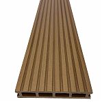 Террасная доска MasterDeck ДПК, 28х140х6000 мм, поверхность Вельвет, Тик