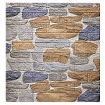 Панель ПВХ самоклеящаяся 3D BZ1-JS-030 под камень  4х700х770 мм