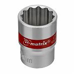 Набор головок торцевых 1/4" Matrix 10 предметов 4-13 мм 13594