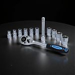 Набор торцевых головок Мастер Алмаз 10501070, для автомобиля, 12 предметов