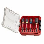 Набор торцевых насадок Milwaukee Shockwave 4932492445, хвостовик 1/4" Hex, 4 штуки в боксе