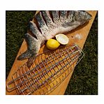 Решетка для рыбы к тандырам, ширина150 мм, рабочая длина 360 мм, общая длина 500 мм