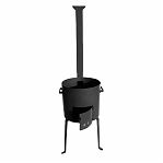 Печка под казан с трубой d-450 мм