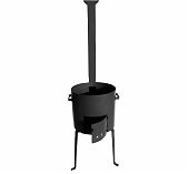 Печка под казан с трубой d-450 мм