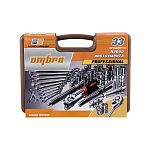 Набор инструмента Ombra OMТ33S, пластиковый кейс, 33 предмета