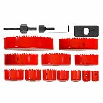 Набор коронок Энкор по дереву 19-127, 2 адаптера, в упаковке 16 предметов