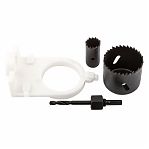 Набор для врезки замков FIT 36352, 22/54мм, сталь, 3 предмета