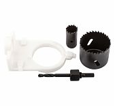 Набор для врезки замков FIT 36352, 22/54мм, сталь, 3 предмета