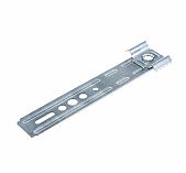 Пластина анкерная для оконного профиля AO-REHAU, поворотная, 1.2х25х150 мм, оцинкованная сталь
