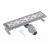 Душевой трап AV Engineering AVE5016540 из нержавеющей стали, цвет серый, 63х400 мм