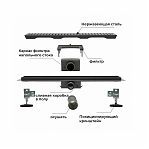 Трап душевой Gappo G86007-56 из нержавеющей стали 60х600 , чёрный