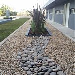Камень натуральный Булыжник фракция 100-200 мм, цвет синий, от 1 кг