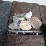 Камень натуральный Крошка мраморная фракция 20-40 мм, цвет мультиколор, от 1 кг