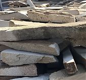 Камень натуральный Стрелка полоса толщина 15-30 мм, цвет белый, от 1 кг