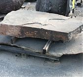 Камень натуральный Плиты крупные фракция 1500-2500 мм, цвет мультиколор, от 1 кг