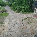 Камень натуральный Песчаник Золотая осень фракция 20-50 мм, цвет желтый, от 1 кг
