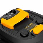 Пылесос строительный Denzel RVC20 28201, для сухой и влажной уборки, 15 л, 1200 Вт