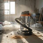 Пылесос строительный Вихрь СП-1500/20А, для сухой и влажной уборки, 1500 Вт