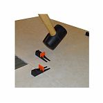 Система выравнивания плитки Зажим Decor Флажок 339-1050, шов 1.4 мм, в упаковке 50 штук