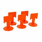 Система выравнивания плитки Зажим Decor Флажок 339-1050, шов 1.4 мм, в упаковке 50 штук