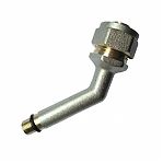 Соединитель для смесителя и МП трубы 1616-L16х10М Vigro, изогнутый