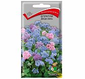 Семена цветов Агератум Дондо смесь, Писк, для открытого грунта, 0.1 гр