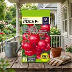 Томат крупноплодный Семена Алтая Лось F1, гибрид, суперурожайный, болезне-, холодо- и жароустойчивый