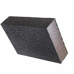 Губка шлифовальная Кедр 062-0002, средняя жесткость P60/80, P60/100, P80/120, размер 25х70х100 мм, в упаковке 3 шт