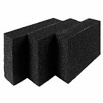 Губка шлифовальная Кедр 062-0002, средняя жесткость P60/80, P60/100, P80/120, размер 25х70х100 мм, в упаковке 3 шт