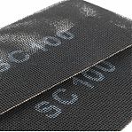 Сетка абразивная Кедр 25347, размер 115х280 мм, Р100, для шлифмашин, в упаковке 10 шт