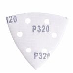 Лист шлифовальный Gepard GP5006-320, перфорированный, размер 93 мм, самоцепляющийся, Р320, в упаковке 5 шт