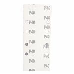 Лист шлифовальный Gepard GP5004-40, перфорированный, размер 93х230 мм, самоцепляющийся, Р40, в упаковке 5 шт