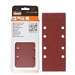 Лист шлифовальный Gepard GP5004-40, перфорированный, размер 93х230 мм, самоцепляющийся, Р40, в упаковке 5 шт