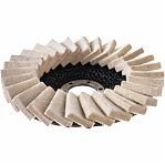 Диск полировальный Росомаха 460125 лепестковый, d 125 мм, войлок, по металлу, для УШМ