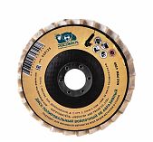 Диск полировальный Росомаха 460125 лепестковый, d 125 мм, войлок, по металлу, для УШМ